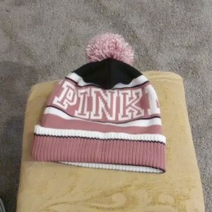 VICTORIAS SECRET PINK Pom Pom Beanie